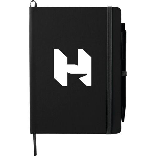 HC - 5" x 7" FSC® Mix Prime Notebook With Pen Thumbnail
