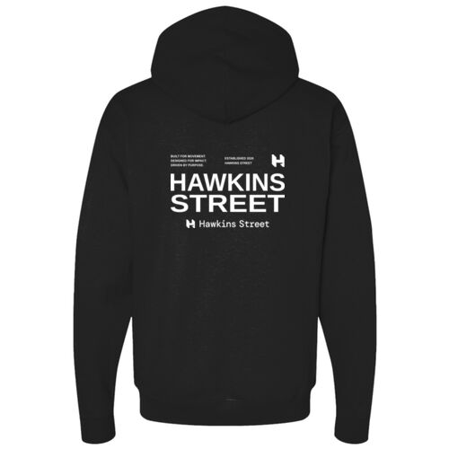 Bk & Sleeves - Core Fleece Pullover Hooded Sweatshirt Thumbnail